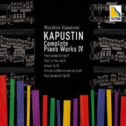 川上昌裕／<カプースチンピアノ作品全曲録音Ⅳ>ピアノ・ソナタ第8番、第9番