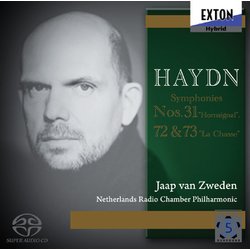 ヤープ・ヴァン・ズヴェーデン オランダ放送室内フィルハーモニー／ハイドン:交響曲 第31番「ホルン信号」 第72番 第73番「狩」