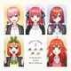 「五等分の花嫁∬」キャラクターソング・ミニアルバム
