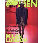 gap press MEN vol.64 2022 S/S （MILAN/LONDON） [単行本]