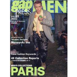 gap press MEN vol.65 2022 S/S （PARIS） [単行本]