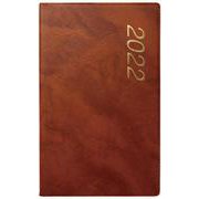 1522　SANNOアルファウィークリー・Ｂ６判（茶）（2022年版1月始まり手帳）<2022年版>(SANNO DIARY) [ムックその他]