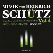 ハインリヒ・シュッツの音楽 Vol.4 ≪ガイストリッヒェ・コーアムジーク(宗教合唱曲集)≫(1648)