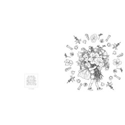 シシリーメアリー塗り絵6点まとめ売り シシリー・メアリー・バーカーの名作画集ぬりえ『フラワー