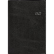 473 デスクダイアリー セッテ黒 A5判 ウィークリー [2023年1月始まり]
