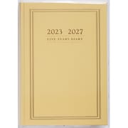 16 5年横線当用新日記 ベージュ A5判 [2023年1月始まり]