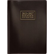 61 5年卓上日誌 茶 A5判 [2023年1月始まり]