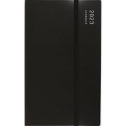93 リングダイアリー スリム（セパレート） 黒 A5変型判 ウィークリー [2023年1月始まり]
