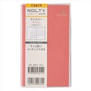 2023-2619 NOLTY マンスリー スリム-i 月曜（ピンク） 2023年1月始まり手帳 [2023年1月始まり手帳]