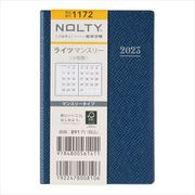 2023-1172 NOLTY ライツマンスリー小型版（ネイビーブルー） 2023年1月始まり手帳 [2023年1月始まり手帳]