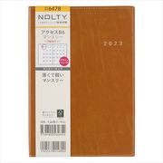 2023-6478 NOLTY アクセスB6マンスリー 日曜始まり（キャメル） 2023年1月始まり手帳 [2023年1月始まり手帳]