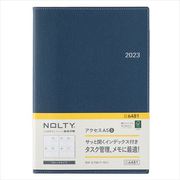 2023-6481 NOLTY アクセスA5-5（ネイビーブルー） 2023年1月始まり手帳 [2023年1月始まり手帳]
