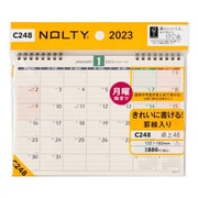 2023-C248 NOLTYカレンダー卓上48 ヨコ型 B6サイズ [2023年1月始まり]