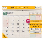 2023-C146 NOLTYカレンダー壁掛け46 ヨコ型 B4サイズ [2023年1月始まり]