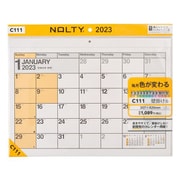 2023-C111 NOLTYカレンダー壁掛け6 ヨコ型 A3サイズ [2023年1月始まり]