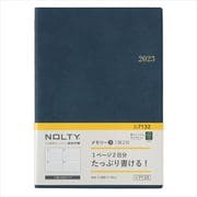 2023-7132 NOLTY メモリー3（ブルー） 2023年1月始まり手帳 [2023年1月始まり手帳]