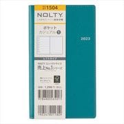 2023-1504 NOLTY ポケットカジュアル1（サーフグリーン） 2023年1月始まり手帳 [2023年1月始まり手帳]