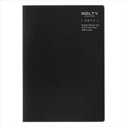 2023-6800 NOLTY スケジュール A5 マンスリー（ブラック） 2023年1月始まり手帳 [2023年1月始まり手帳]