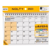 2023-C212 NOLTYカレンダー卓上10 ヨコ型 A5サイズ [2023年1月始まり]
