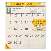 2023-C126 NOLTYカレンダー壁掛け12 正方形型 B3変型サイズ [2023年1月始まり]