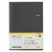 2023-6317 NOLTY エクリA5-3（ダークグレー） 2023年1月始まり手帳 [2023年1月始まり手帳]
