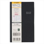 2023-1650 NOLTY アクセスマンスリーグランデ 日曜始まり （ブラック） 2023年1月始まり手帳 [2023年1月始まり手帳]