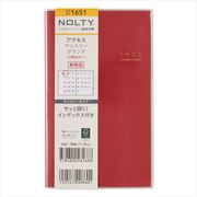 2023-1651 NOLTY アクセスマンスリーグランデ 日曜始まり （レッド） 2023年1月始まり手帳 [2023年1月始まり手帳]