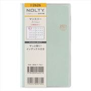 2023-2626 NOLTY マンスリー スリム-i 日曜（ミント） 2023年1月始まり手帳 [2023年1月始まり手帳]