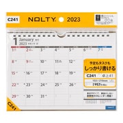 2023-C241 NOLTYカレンダー卓上41 ヨコ型 A5サイズ [2023年1月始まり]