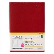 2023-2262 NOLTY エクリB6-1（レッド） 2023年1月始まり手帳 [2023年1月始まり手帳]
