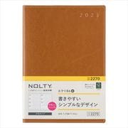 2023-2270 NOLTY エクリB6-4（キャメル） 2023年1月始まり手帳 [2023年1月始まり手帳]
