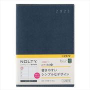 2023-2272 NOLTY エクリB6-5 日曜始まり（ネイビー） 2023年1月始まり手帳 [2023年1月始まり手帳]