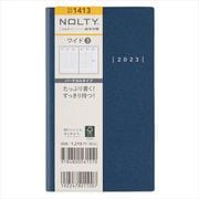 2023-1413 NOLTY ワイド3（ネイビーブルー） 2023年1月始まり手帳 [2023年1月始まり手帳]