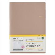 2023-6323 NOLTY エクリA5 メモ（グレージュ） 2023年1月始まり手帳 [2023年1月始まり手帳]