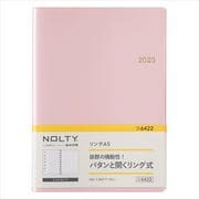 2023-6422 NOLTY リングA5（ピンク） 2023年1月始まり手帳 [2023年1月始まり手帳]