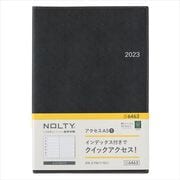 2023-6463 NOLTY アクセスA5-1（ブラック） 2023年1月始まり手帳 [2023年1月始まり手帳]