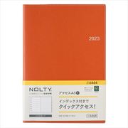 2023-6464 NOLTY アクセスA5-1（オレンジ） 2023年1月始まり手帳 [2023年1月始まり手帳]