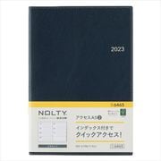 2023-6465 NOLTY アクセスA5-2（ネイビー） 2023年1月始まり手帳 [2023年1月始まり手帳]