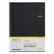 2023-6135 NOLTY リングB5（黒） 2023年1月始まり手帳 [2023年1月始まり手帳]