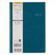2023-6473 NOLTY アクセスA5マンスリー 月曜始まり（ディープブルー） 2023年1月始まり手帳 [2023年1月始まり手帳]