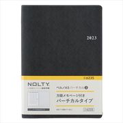 2023-6235 NOLTY ベルノA5バーチカル2（黒） 2023年1月始まり手帳 [2023年1月始まり手帳]