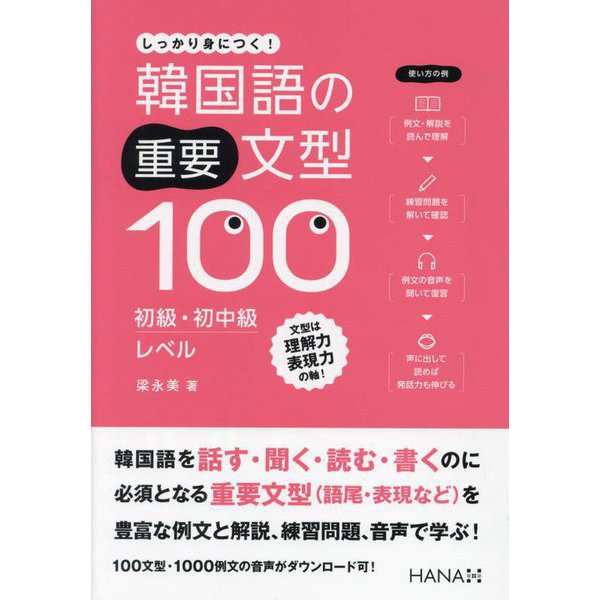 韓国語の重要文型100 初級・初中級レベル [単行本]Ω