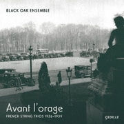 Avant l'orage フランスの弦楽三重奏曲集(1926-1939)