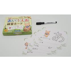 メアリといっしょに　あいうえお練習カード－書いて消せるペンで、繰り返しひらがなの練習ができる！ [絵本]