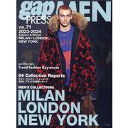 2023-24 A/W gap press MEN vol.71 (MILAN / LONDON / NEW YORK)<71> [単行本]