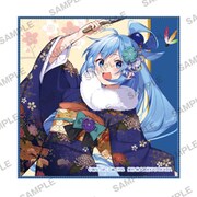 この素晴らしい世界に祝福を！ 新春フェア マイクロファイバーハンドタオル アクア [キャラクターグッズ]