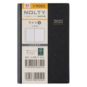 2023-9005 [能率 ノルティ 手帳 2023年4月始まり ウィークリー  NOLTY ライツ3小型版（黒） 9005]