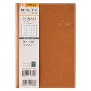2023-9696 [能率 ノルティ 手帳 2023年4月始まり マンスリー  NOLTY アクセスB6マンスリー 月曜始まり（キャメル） 9696]
