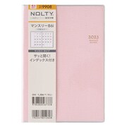 2023-9908 [能率 ノルティ 手帳 2023年4月始まり マンスリー  NOLTY マンスリーB6-i 月曜（ピンク） 9908]