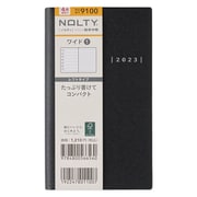 2023-9100 [能率 ノルティ 手帳 2023年4月始まり ウィークリー  NOLTY ワイド1（ブラック） 9100]